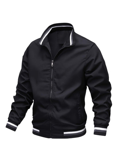 Stripe Edge Bomberjacke - Welt-DerMaenner