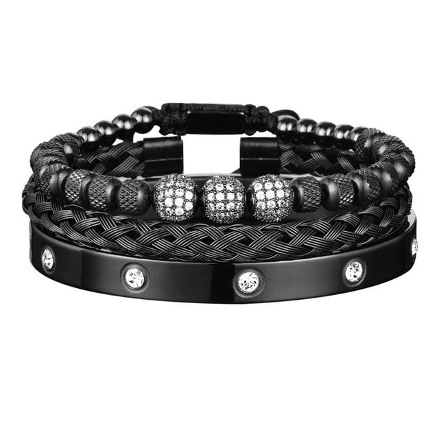 Royal Brilliance Premium Edelstahl Armband - Welt-DerMaenner