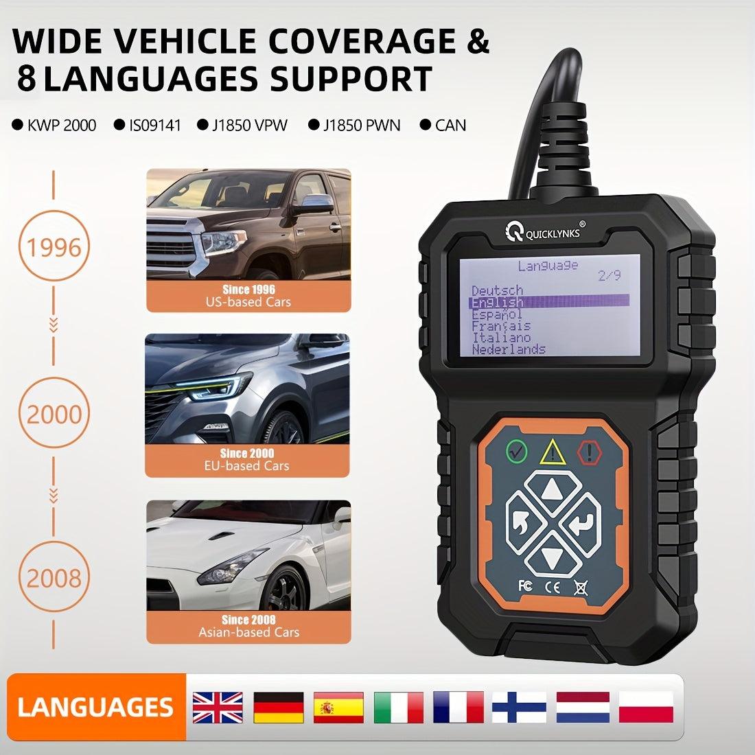 MotorScanner OBD2 Lesegerät - Welt-DerMaenner