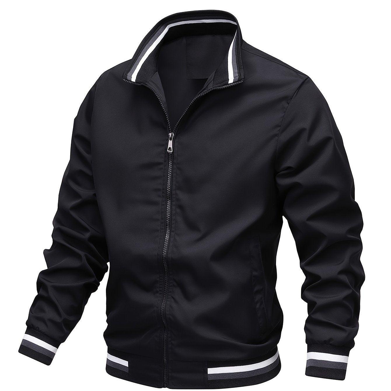 Stripe Edge Bomberjacke - Welt-DerMaenner