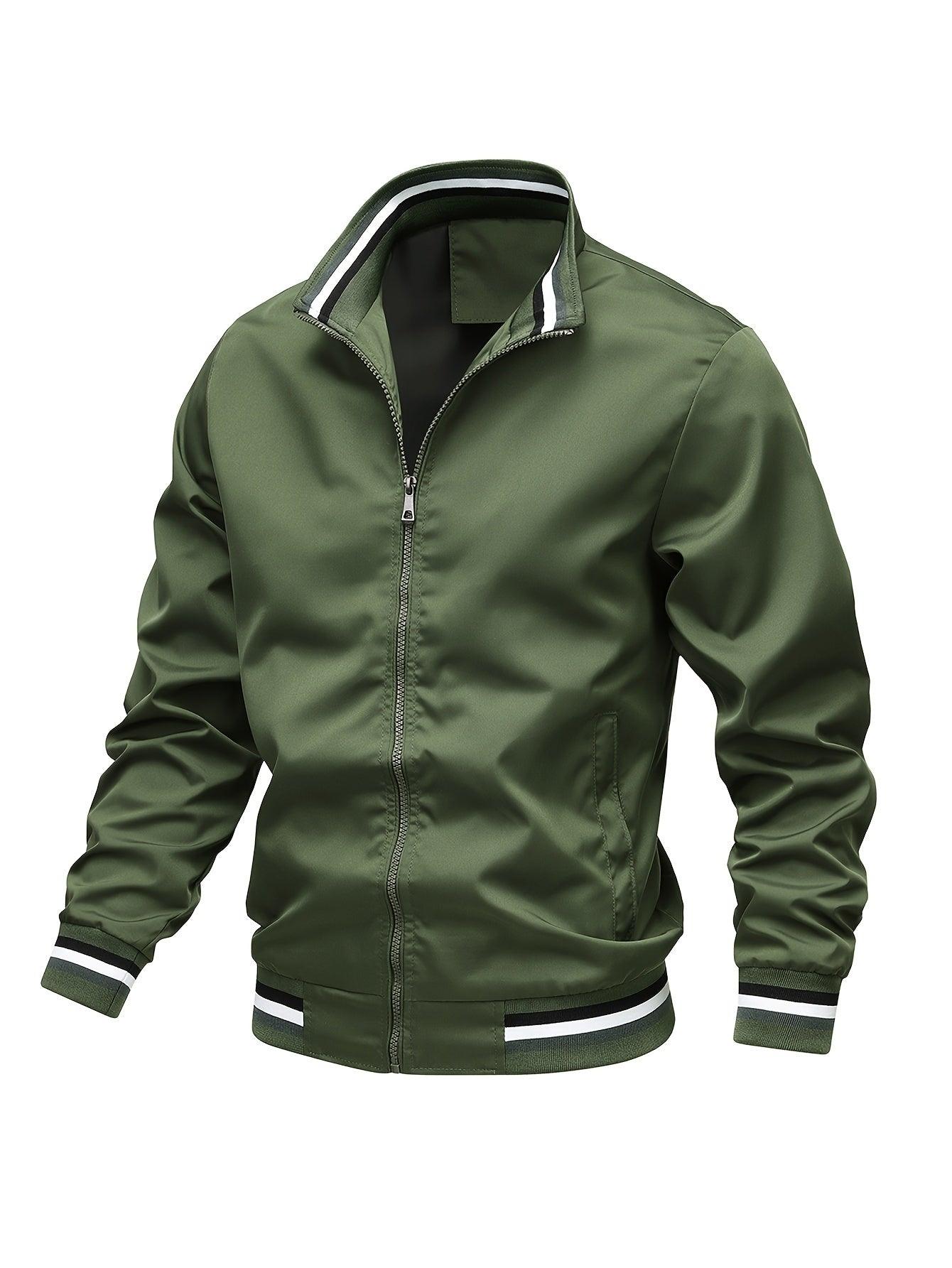 Stripe Edge Bomberjacke - Welt-DerMaenner