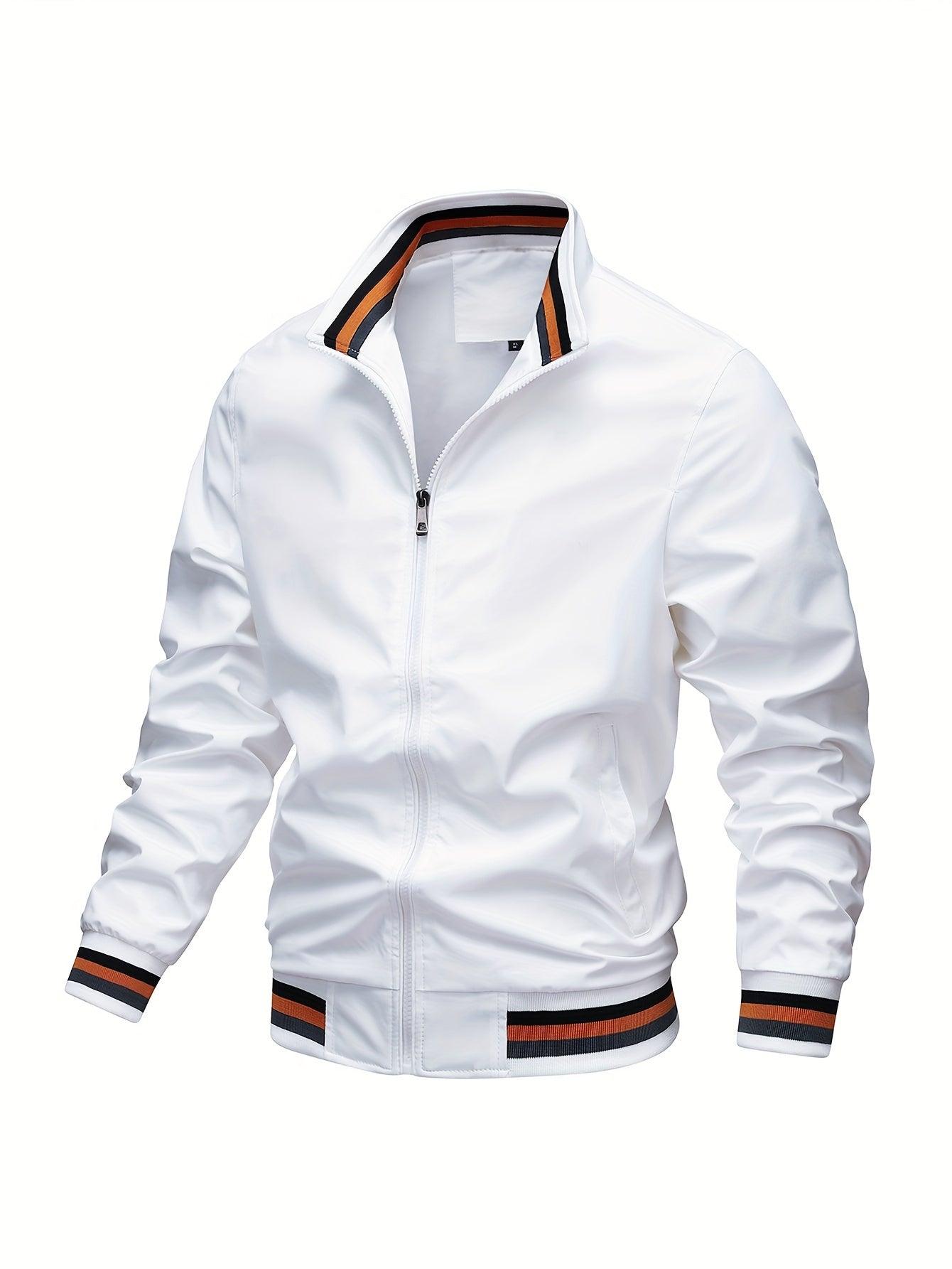 Stripe Edge Bomberjacke - Welt-DerMaenner