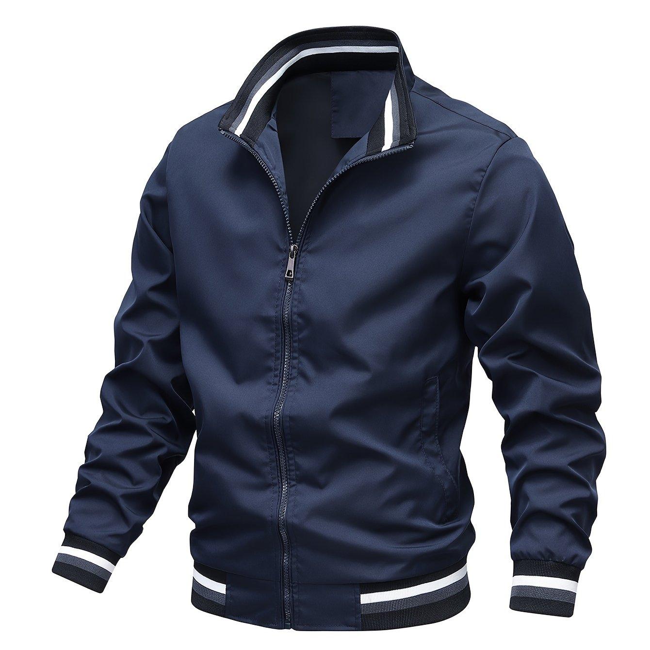 Stripe Edge Bomberjacke - Welt-DerMaenner