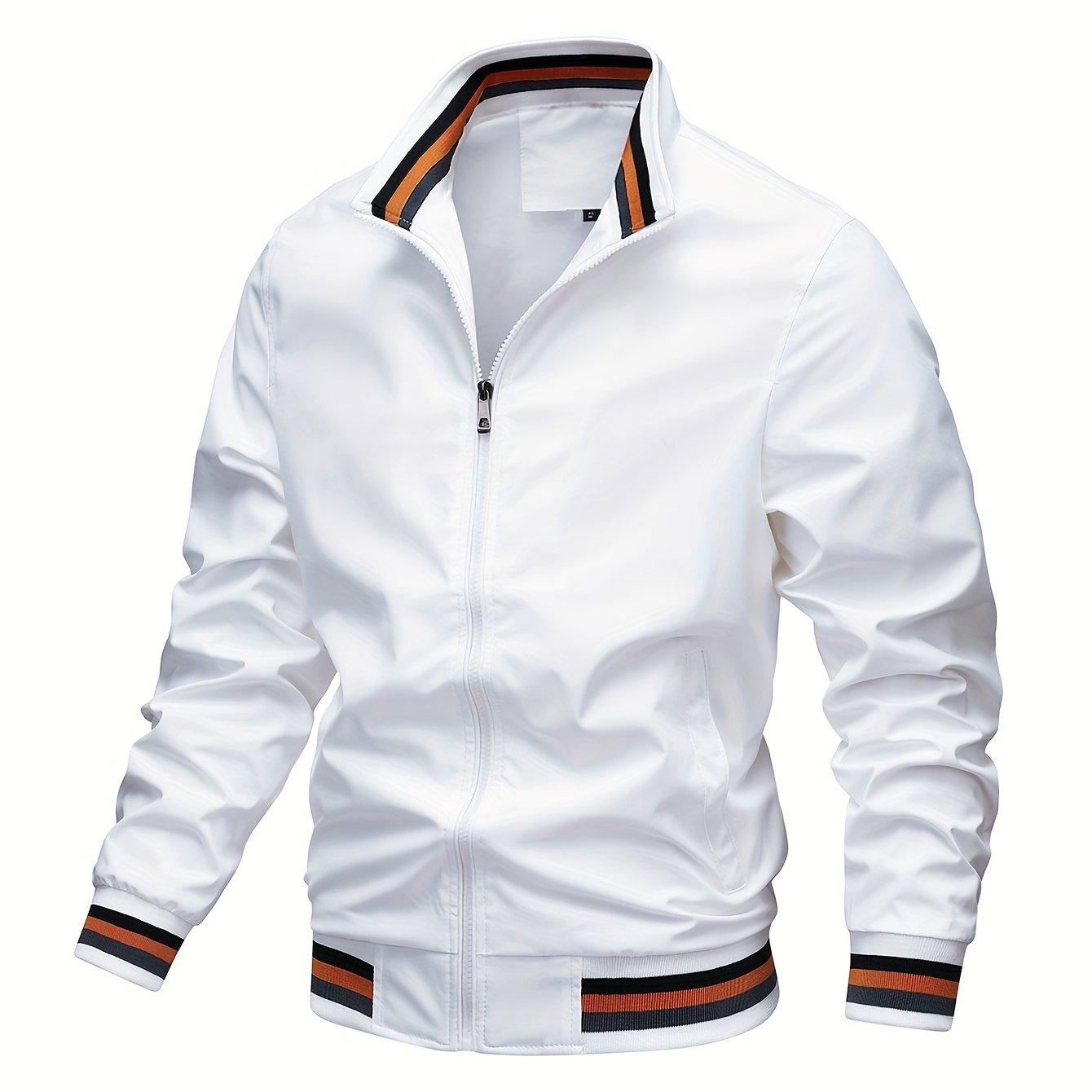 Stripe Edge Bomberjacke - Welt-DerMaenner