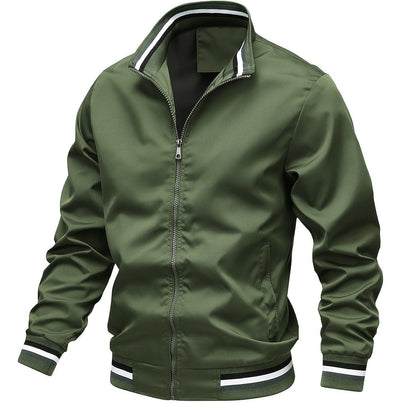 Stripe Edge Bomberjacke - Welt-DerMaenner