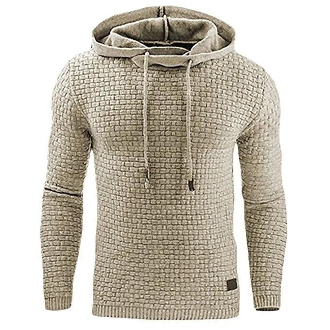 Plaid Hooded Sweatshirt - Welt-DerMaenner