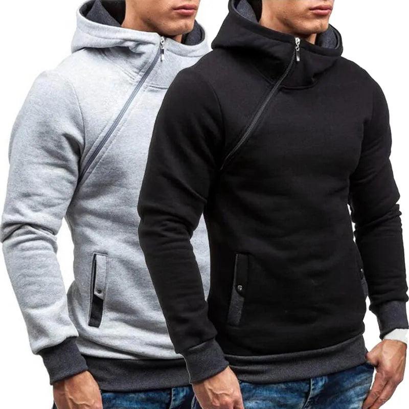 Zipper Long Sleeve Hoodie - Welt-DerMaenner