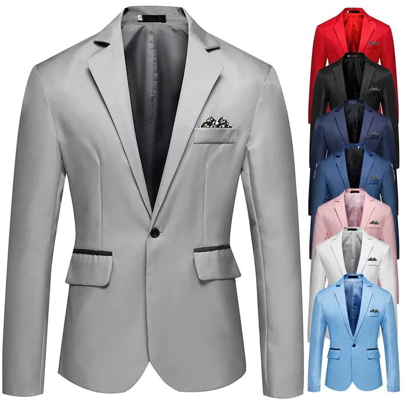 Slim Fit Office Blazer - Welt-DerMaenner