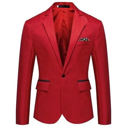 Slim Fit Office Blazer - Welt-DerMaenner