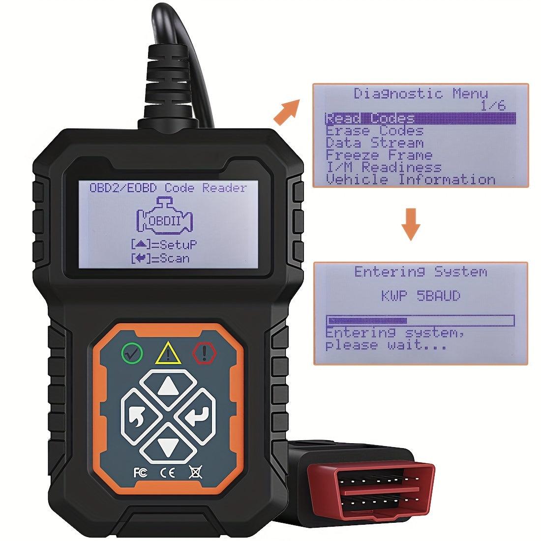 MotorScanner OBD2 Lesegerät - Welt-DerMaenner