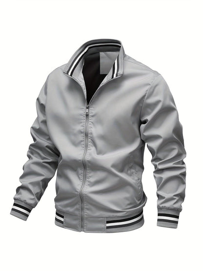 Stripe Edge Bomberjacke - Welt-DerMaenner