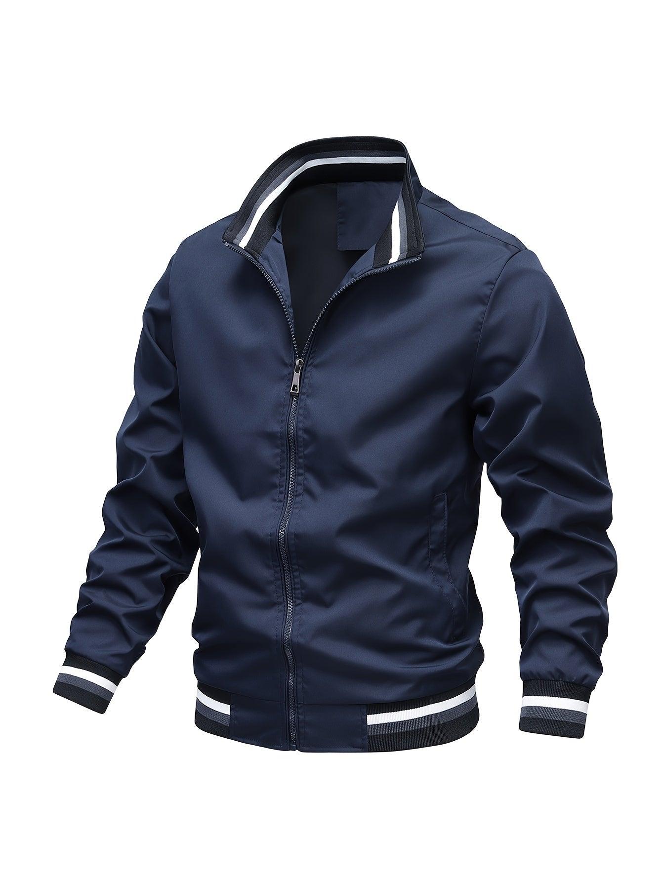 Stripe Edge Bomberjacke - Welt-DerMaenner