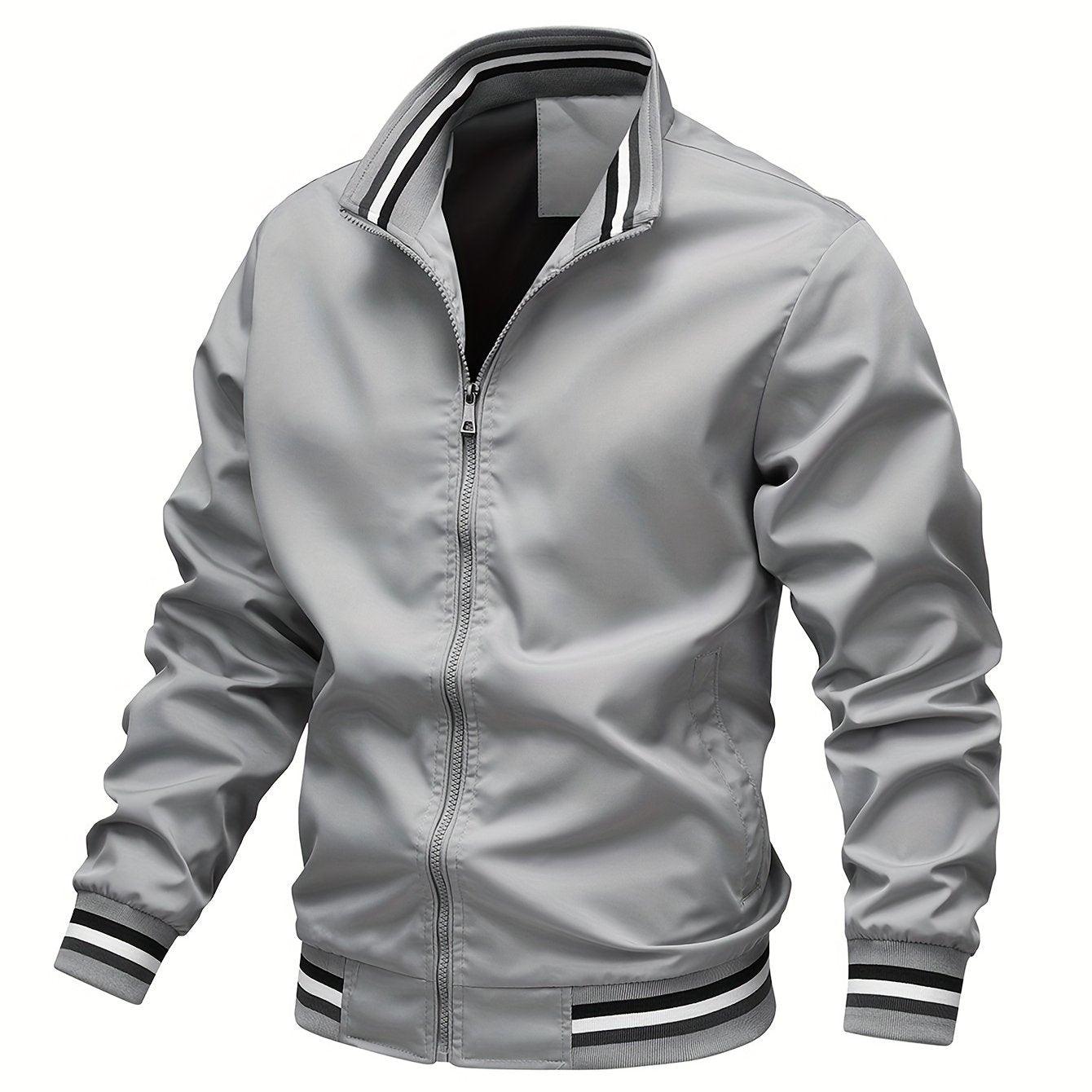 Stripe Edge Bomberjacke - Welt-DerMaenner